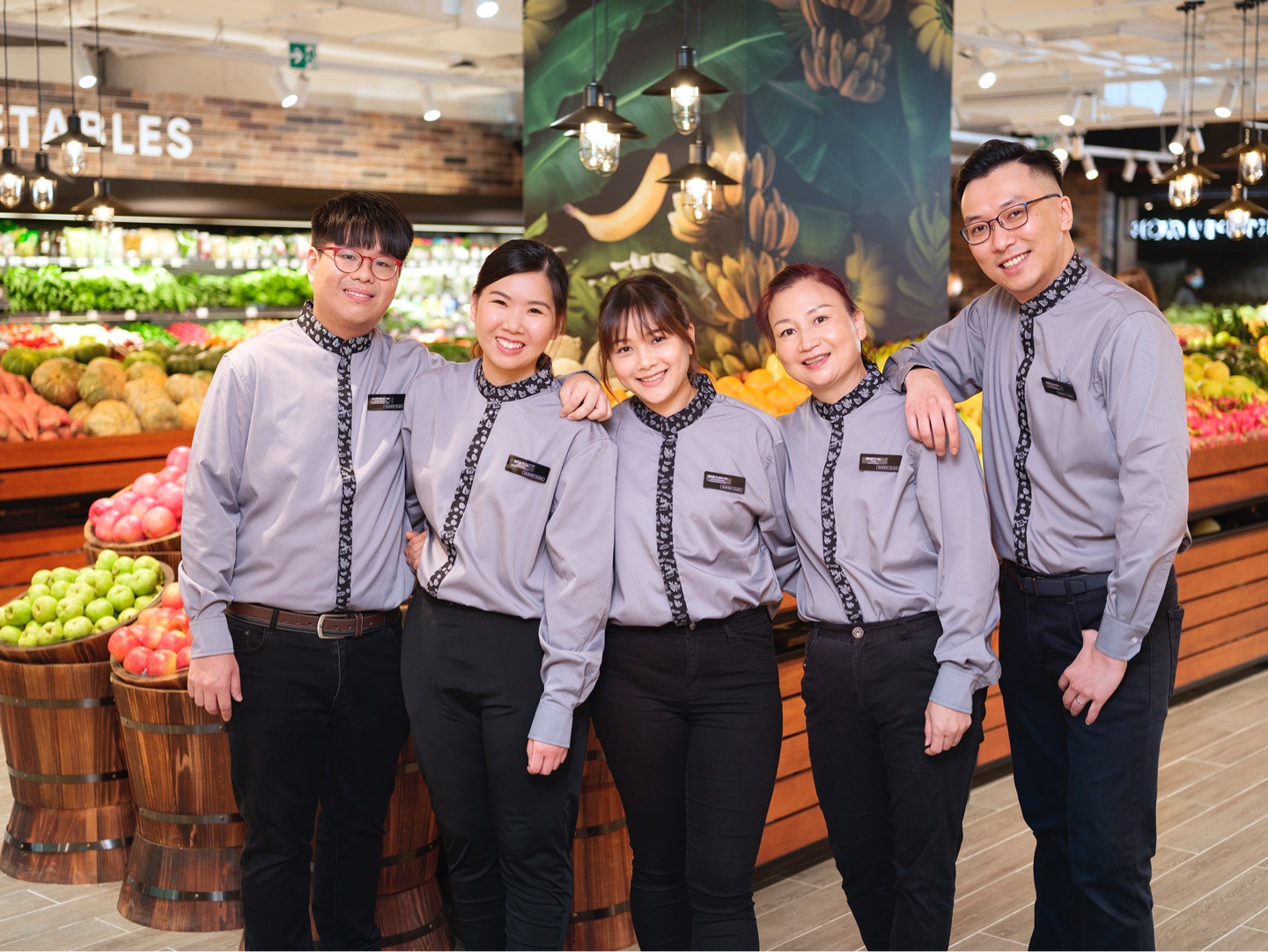 Happy commercial graduate trainee