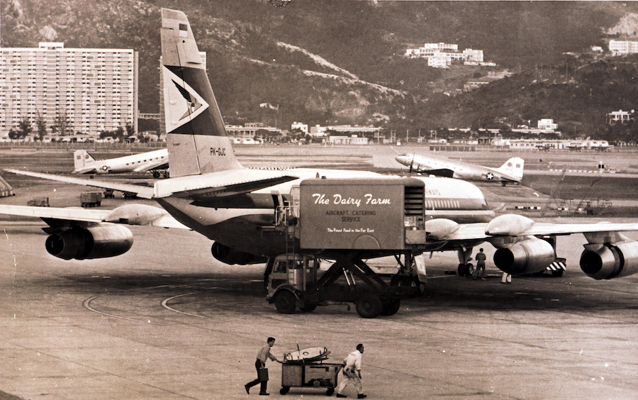 Dairy Farm launches an aircraft catering kitchen at Kai Tak Airport